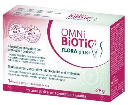 Allergosan Omni-Biotic Flora Plus+ Bustine 14 Bustine