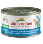 Almo Nature HFC Natural Cane (Tonno Skipjack e Merluzzo) - umido 95g
