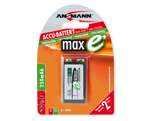 Ansmann maxE Plus 9V (1 pz)