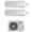 Ariston Alys R32 dual split 9000+12000 btu