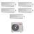 Ariston Alys Plus R32 penta split 9000+9000+12000+12000+12000 btu