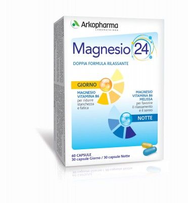 Arkopharma Magnesio 24 Giorno & Notte 60capsule