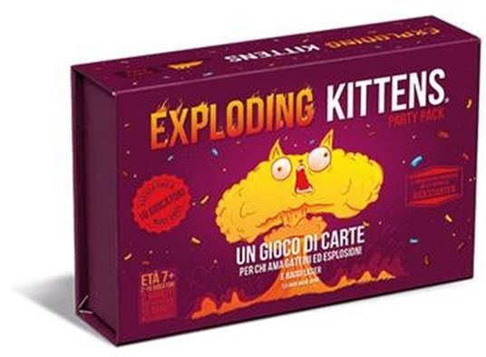 Asodee - Exploding Kittens, Gioco di Carte, Party Gae, Edizione in