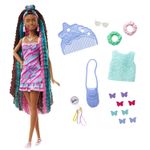 Barbie Super Chioma Bambola Abito a Farfalle