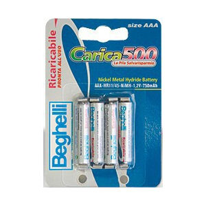 Beghelli Carica500 AAA (4 pz)