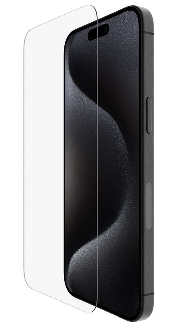 Pellicola iPhone 15 Pro Vetro Temperato Nero: Design e Protezione