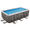 Bestway Piscina rettangolare Power Steel Rattan 412x201x122
