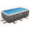 Bestway Piscina rettangolare Power Steel Rattan