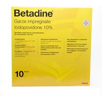 Meda Pharma Betadine 10% 10 garze impregnate