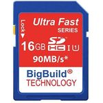 BigBuild Technology Ultra Fast SDHC Class 10 U1 16GB