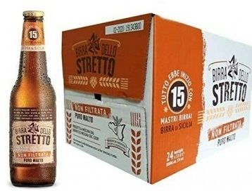 Birrificio Messina Birra Dello Stretto Non Filtrata 24 x 33 cl