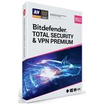 BitDefender Total Security & VPN Premium 2024 10 dispositivi