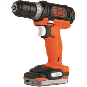 BLACK+DECKER BDCDC18K-QW Trapano/Avvitatore 18V - 1.5Ah in Valigetta, Nero,  35,8 x 14,8 x 12,8 cm : : Fai da te