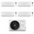 Bosch Climate 3000i quadri split 9000+9000+9000+12000 btu