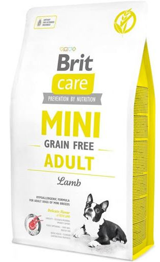 Brit Care Grain-Free Mini Adult Cane (Agnello) - secco 2Kg