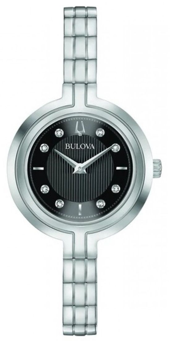 Bulova Orologio Automatico Uomo 98A266 – Cassa Acciaio 41mm, Quadrante Nero, Cinturino Nylon (Serie Archive, 20 Bar)