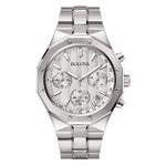 Bulova Octagon Chronograph Bianco (96B408)
