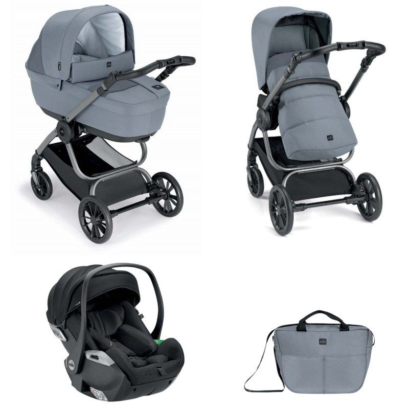 Passeggino Compass 2.0 Jacquard - Colore Antracite, Pieghevole, Design Moderno E Funzionale - Foto 6