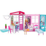 Barbie Casa Portatile Piccola Con bambola