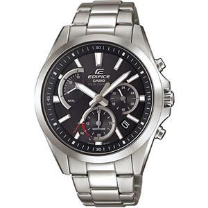 Casio Edifice LA680WA-1 - Orologio robusto in acciaio inox, 10 bar, colore: Nero