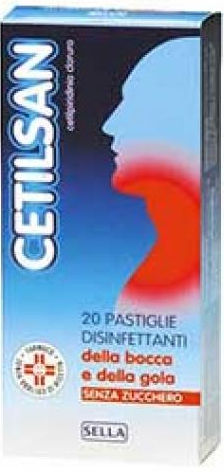 Cetilsan 20 Pastiglie 3mg Senza Zucchero