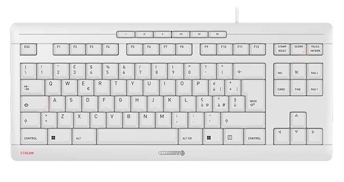 Cherry Stream Keyboard TKL Bianco