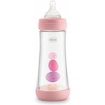 Chicco Biberon Perfect 5 4m+ silicone Rosa 300ml