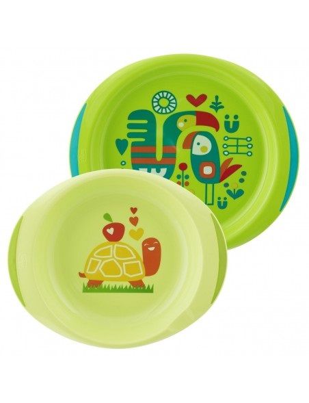 Chicco Set Piatti 12m+ Verde