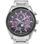 Citizen Tsuki-yomi Moon Phase Acciaio Nero Viola