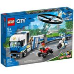 Lego City 60244 Trasportatore di elicotteri della polizia