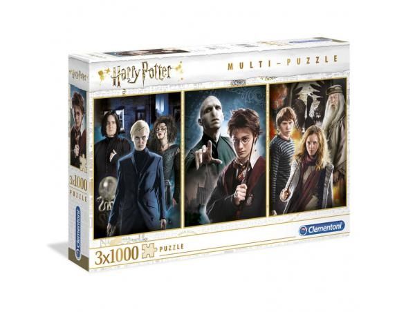 Clementoni Harry Potter 3x1000 pezzi