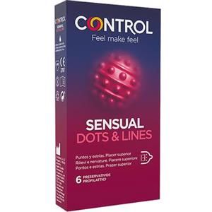 Control Sensual Dots & Lines 6 pz