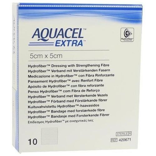 Convatec Aquacel Extra Hydrofiber 5x5cm 10 pezzi