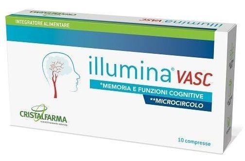 Cristalfarma Illumina Vasc Sistema nervoso Compresse 10 compresse