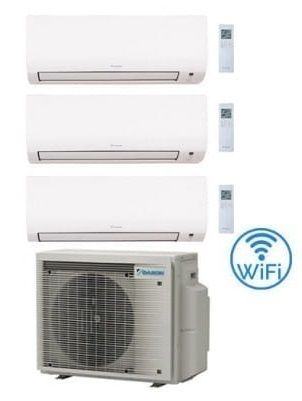 Daikin Comfora trial split 7000+7000+9000 btu