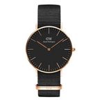 Daniel Wellington Classic Cornwall 36MM Nero