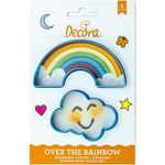 Decora Set tagliapasta 2 pezzi Arcobaleno e nuvola