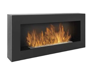 Caminetto A Bioetanolo HOMCOM Da Parete - Acciaio, 3 Serbatoi Da 1.5L, Argento/Nero - Foto 4