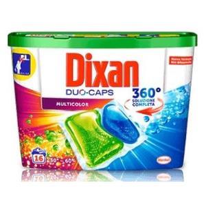 Dixan Duo-Caps Detersivo Lavatrice Multicolor
