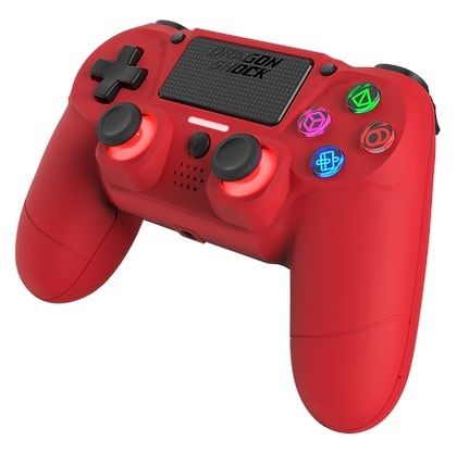 Dragonshock Mizar Wireless Controller per PS4 Rosso