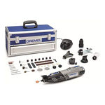 Multi utensile dremel 8220-5/65 a batteria cod.f0138220jk con valigetta e  65 accessori