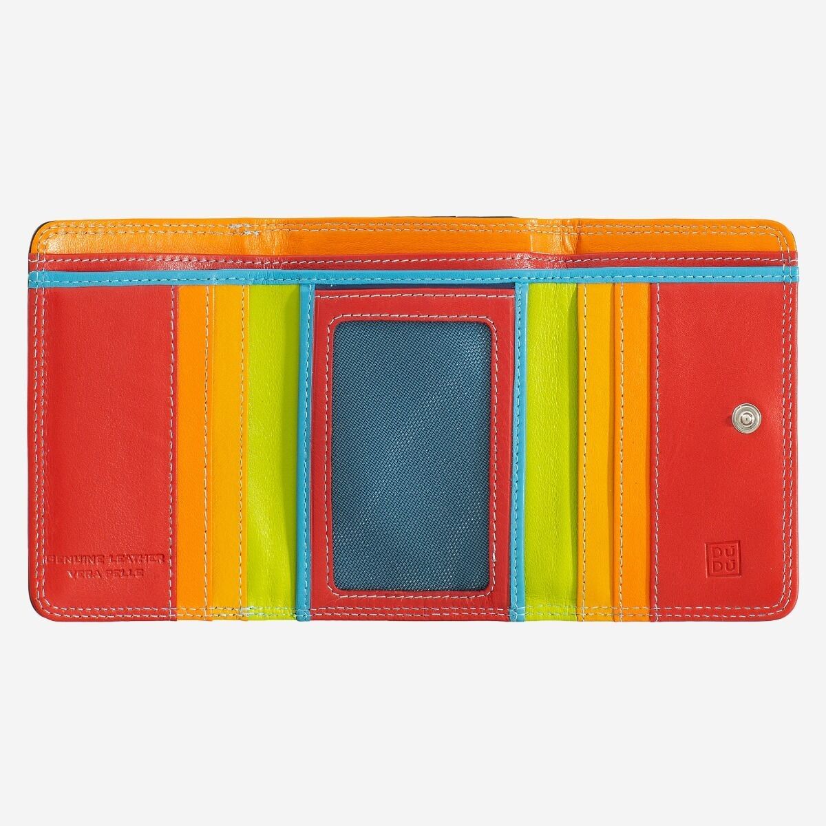 Portafoglio Sottile In Vera Pelle Con RFID - Piccolo E Leggero Per Donne, 11 Scomparti - Foto 4