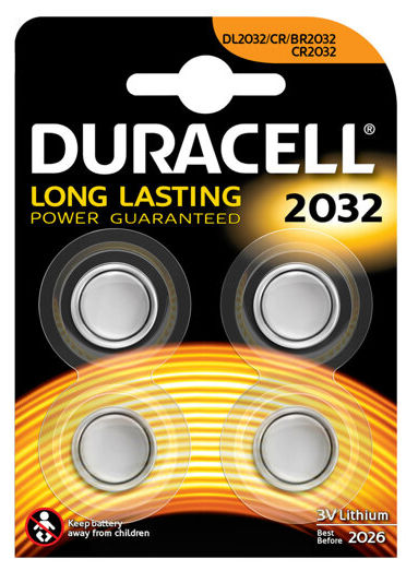 Duracell CR2032 4 pz