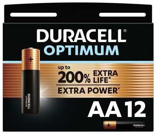 Duracell Optimum AA 12 pz