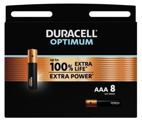 Duracell Optimum AAA 8 pz