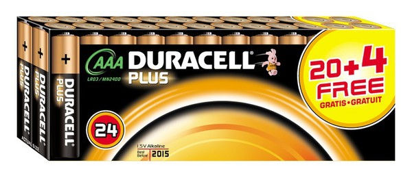 Duracell Plus AAA 24 pz