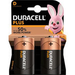 Duracell Plus D (2 pz)