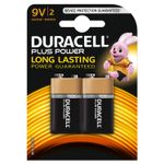 Duracell Plus Power 9V 2 pz