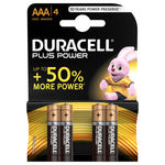 Duracell Plus Power AAA 4 pz