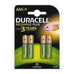 Duracell Recharge Plus AAA 4 pz